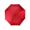 Зонт складной "Irvine", полуавтоматический, 3 сложения, с чехлом, красный