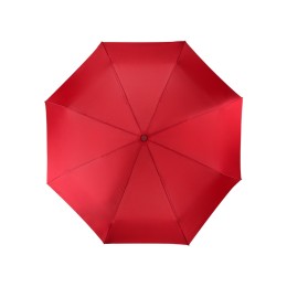 Зонт складной "Irvine", полуавтоматический, 3 сложения, с чехлом, красный