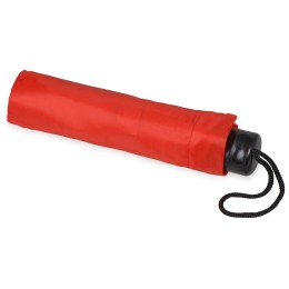 Зонт складной "Columbus", механический, 3 сложения, с чехлом, красный