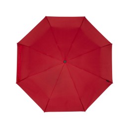 Birgit, складной ветроустойчивый зонт диаметром 21 дюйм из переработанного ПЭТ, красный
