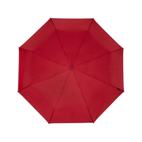 Birgit, складной ветроустойчивый зонт диаметром 21 дюйм из переработанного ПЭТ, красный
