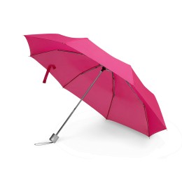 Складной механический зонт YAKU, фуксия