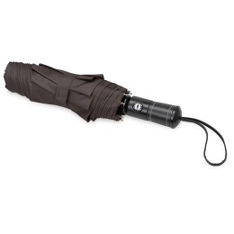 Зонт складной "Ontario", автоматический, 3 сложения, с чехлом, коричневый