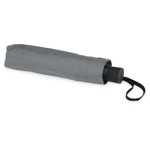 Зонт складной "Irvine", полуавтоматический, 3 сложения, с чехлом, серый