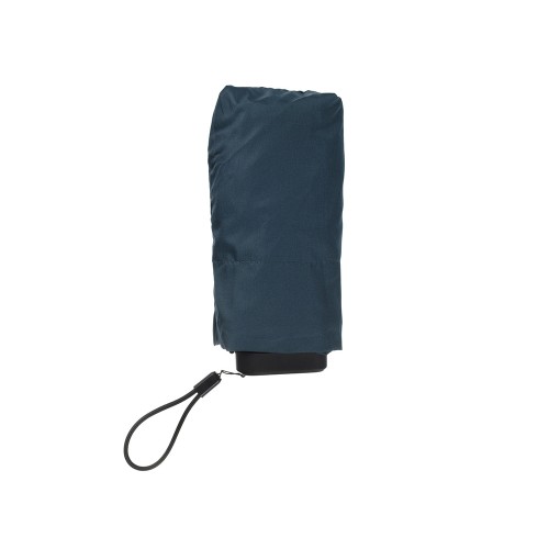 Зонт складной женский TORBER, механика, 5 сложений, синий, каркас алюминий, эпонж, пластиковая ручка, диаметр 91 см