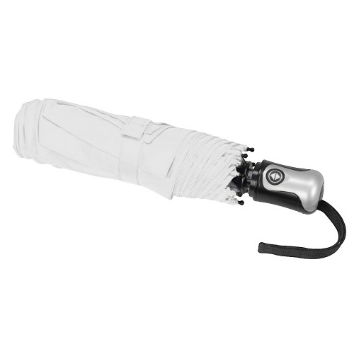 Зонт Alex трехсекционный автоматический 21,5", белый