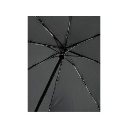 Автоматический складной зонт Bo из переработанного ПЭТ-пластика, черный