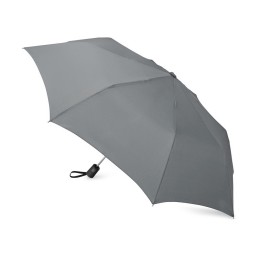 Зонт складной "Irvine", полуавтоматический, 3 сложения, с чехлом, серый