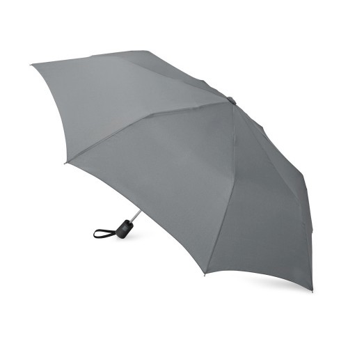 Зонт складной "Irvine", полуавтоматический, 3 сложения, с чехлом, серый