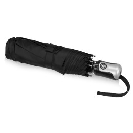 Зонт Alex трехсекционный автоматический 21,5", черный