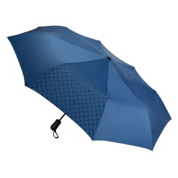 Зонт-полуавтомат складной Marvy с проявляющимся рисунком, синий
