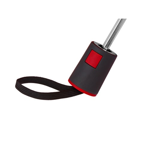 Зонт складной "Irvine", полуавтоматический, 3 сложения, с чехлом, красный