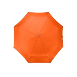 Зонт складной "Tempe", механический, 3 сложения, с чехлом, оранжевый