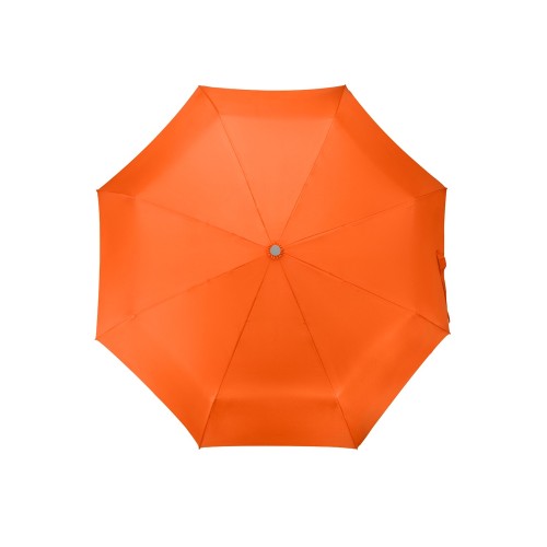 Зонт складной "Tempe", механический, 3 сложения, с чехлом, оранжевый