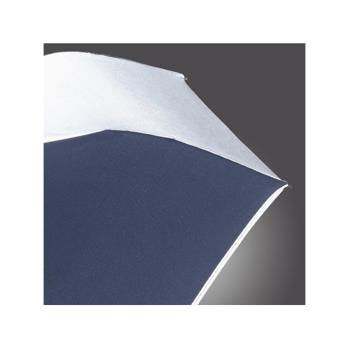 Зонт складной 5477 ColorReflex со светоотражающими клиньями, полуавтомат, красный