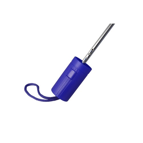 Зонт складной "Tulsa", полуавтоматический, 2 сложения, с чехлом, синий