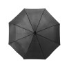 Зонт Alex трехсекционный автоматический 21,5", черный/серебристый