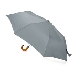 Зонт складной "Cary", полуавтоматический, 3 сложения, с чехлом, светло-серый