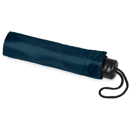 Зонт складной "Columbus", механический, 3 сложения, с чехлом, темно-синий