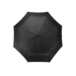Зонт складной "Tempe", механический, 3 сложения, с чехлом, черный