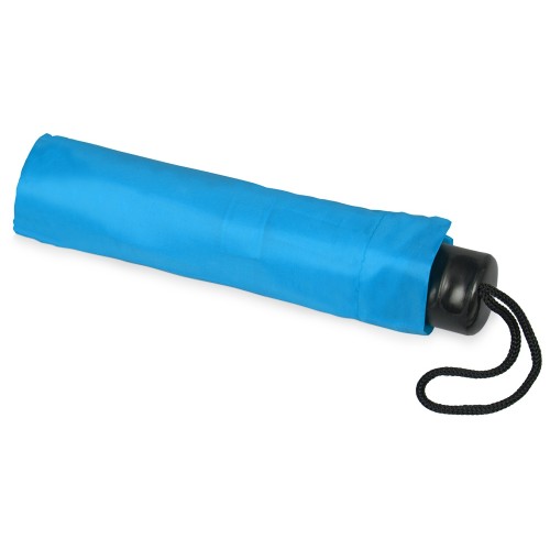 Зонт складной "Columbus", механический, 3 сложения, с чехлом, голубой