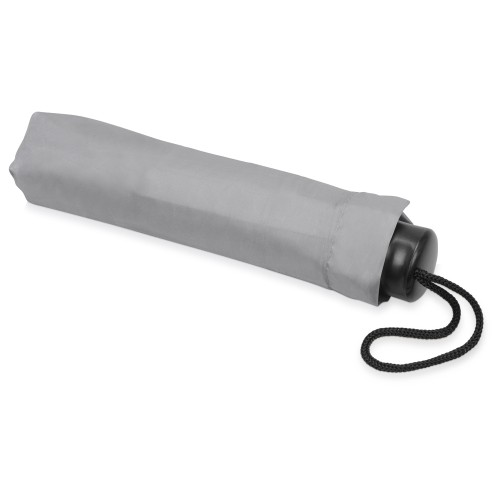 Зонт складной "Columbus", механический, 3 сложения, с чехлом, серый