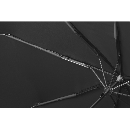 Зонт складной "Tempe", механический, 3 сложения, с чехлом, черный