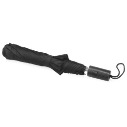 Зонт складной "Tulsa", полуавтоматический, 2 сложения, с чехлом, черный