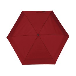 Зонт складной женский TORBER, механика, 5 сложений, красный, каркас алюминий, эпонж, пластиковая ручка, диаметр 91 см