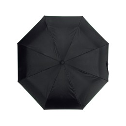 Зонт-полуавтомат складной Motley с цветными спицами, черный/зеленый