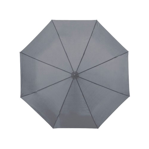 Зонт Ida трехсекционный 21,5", серый