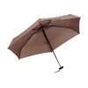 Зонт складной женский TORBER, механика, 5 сложений, коричневый, каркас алюминий, эпонж, пластиковая ручка, диаметр 91 см