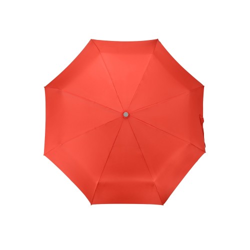 Зонт складной "Tempe", механический, 3 сложения, с чехлом, красный