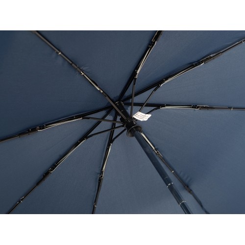 Зонт складной 5640 Guard со светоотражающим кантом, автомат, нейви