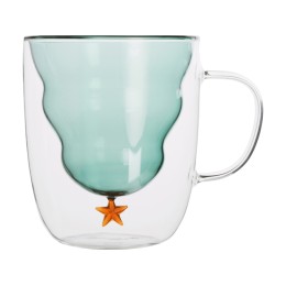 Кружка с двойными стенками с елочкой внутри "Winter Wonderland"