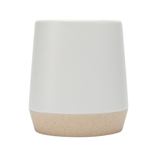 Dolce керамическая кружка объемом 300 мл с матовой отделкой, белый