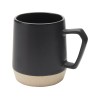 Dolce керамическая кружка объемом 300 мл с матовой отделкой, сплошной черный