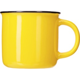 Кружка с каймой "Countryside M", желтый 410ml