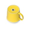Матовая кружка Nancy 360 мл цветная снаружи, белая внутри, желтый