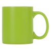 Матовая кружка Марко базовой формы, цветная снаружи, белая внутри, зеленое яблоко (P)
