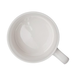 Кружка "Kos", 370 мл, белый, с квадратной ручкой