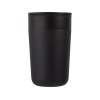 Кружка Nordia объемом 400 мл из переработанных материалов с двойными стенками, черный