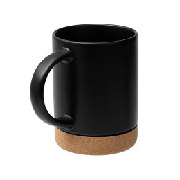 Кружка 450 мл с пробковым дном "Корк & Бон", черный