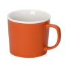 Матовая кружка Nancy 360 мл цветная снаружи, белая внутри, оранжевый