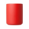 Кружка матовая с прямой ручкой "Axio", 360 мл, красный