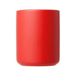 Кружка матовая с прямой ручкой "Axio", 360 мл, красный