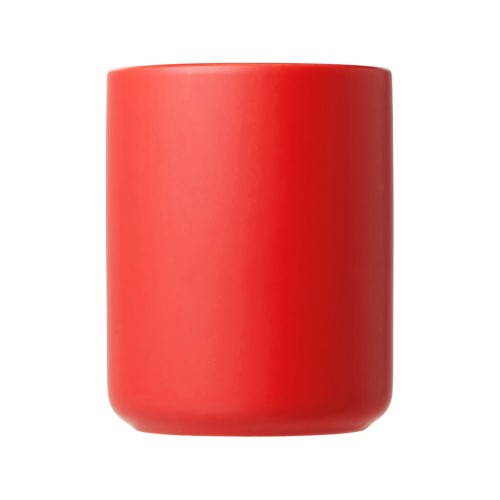 Кружка матовая с прямой ручкой "Axio", 360 мл, красный