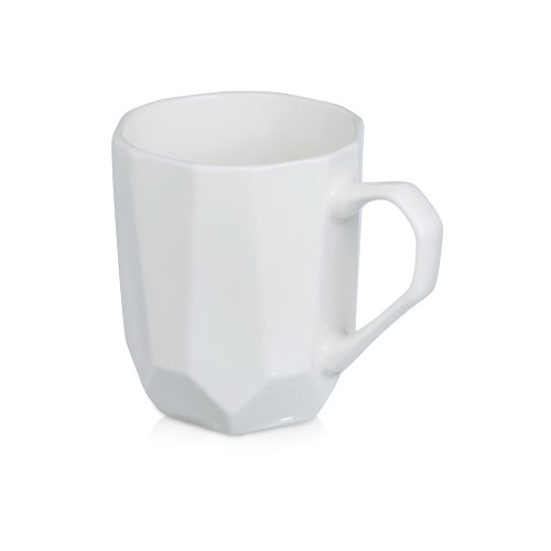 Кружка с гранями Amery, 310мл, белый глянцевый