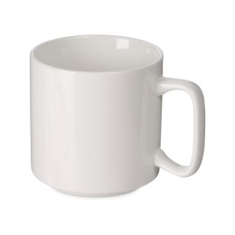 Кружка "Kos", 370 мл, белый, с квадратной ручкой