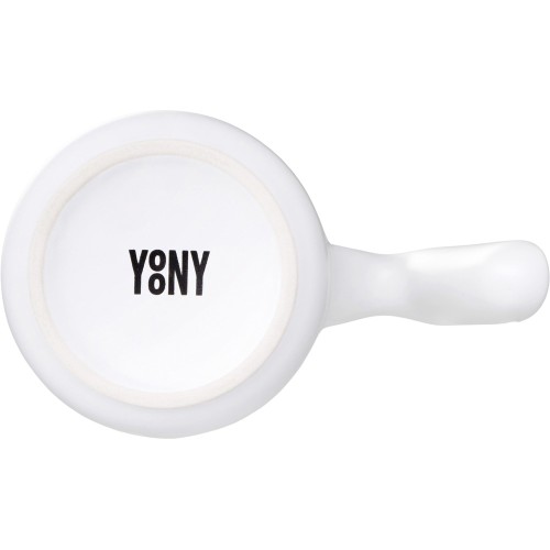 Кружка матовая с прямой ручкой "Axio", 360 мл, белый